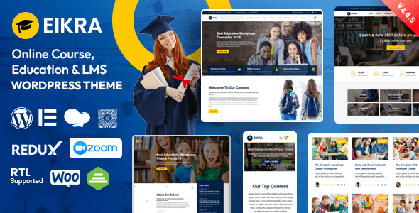 Eikra – Education & Learning Management Theme