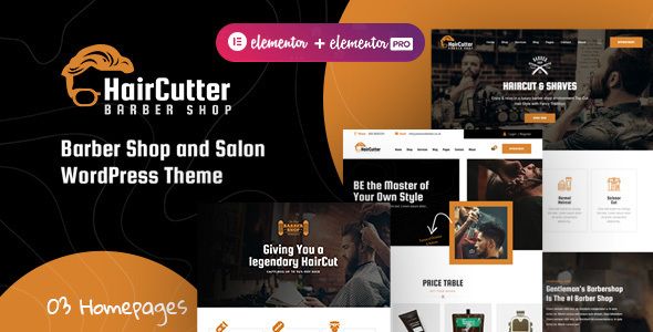 Barber shop & hair salon theme