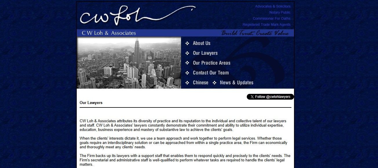 CW Loh & Assoc Lawyers– One of the Best Bankruptcy Law Firm in Kuala Lumpur.