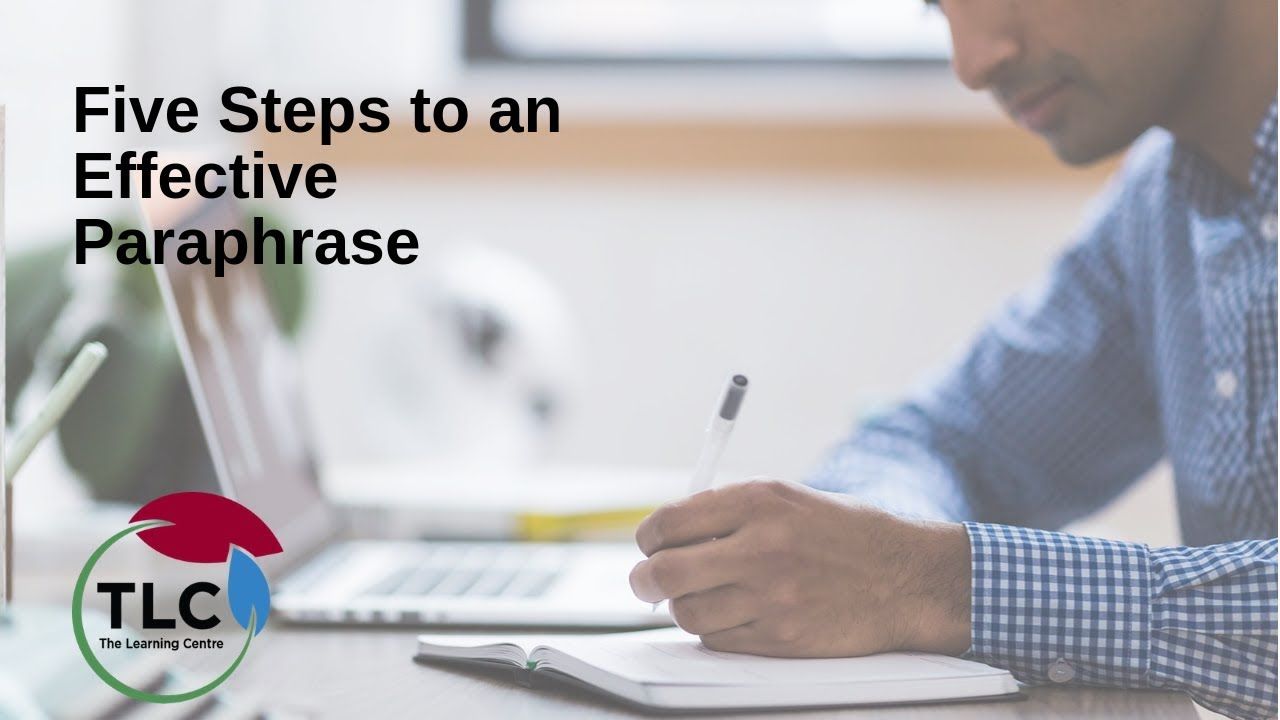 Five proven strategies for effective paraphrasing