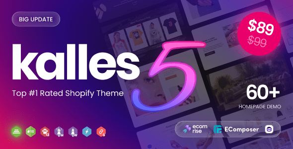 Kalles clean & modern Ecommerce theme