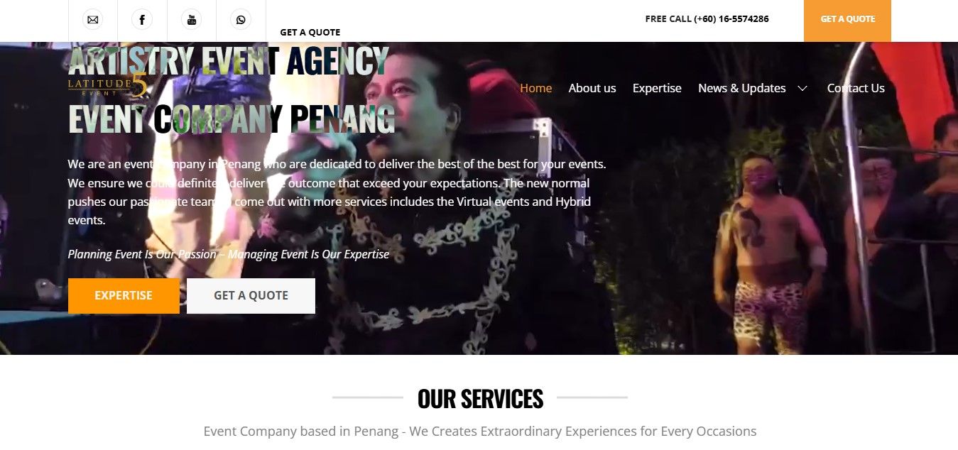 Latitude Five Event – One of the 5 Best Party Planners in Penang Malaysia.