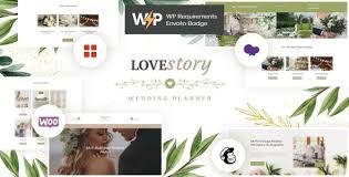 Love story wedding and event planner theme