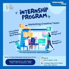 Marketing creative department internship