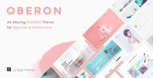 Oberon creative freelancer portfolio theme