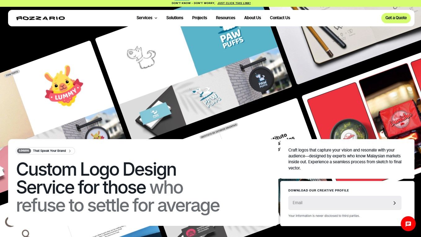 Rozzario – Among the Best Logo Design Companies in Penang, Malaysia.