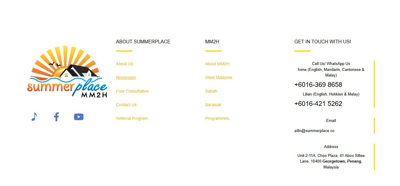 SummerPlace (MM2H) Sdn. Bhd. – One of the top immigration lawyers in Penang.