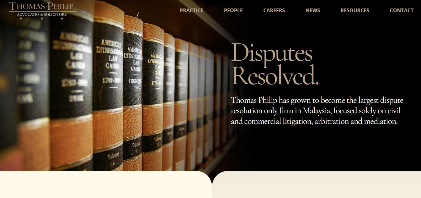 Thomas Philip– One of the Best Bankruptcy Law Firm in Kuala Lumpur.
