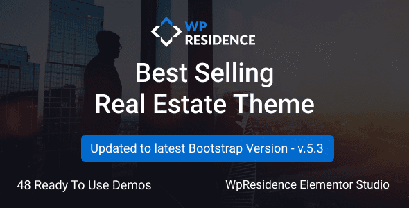 WP residence real estate agency theme