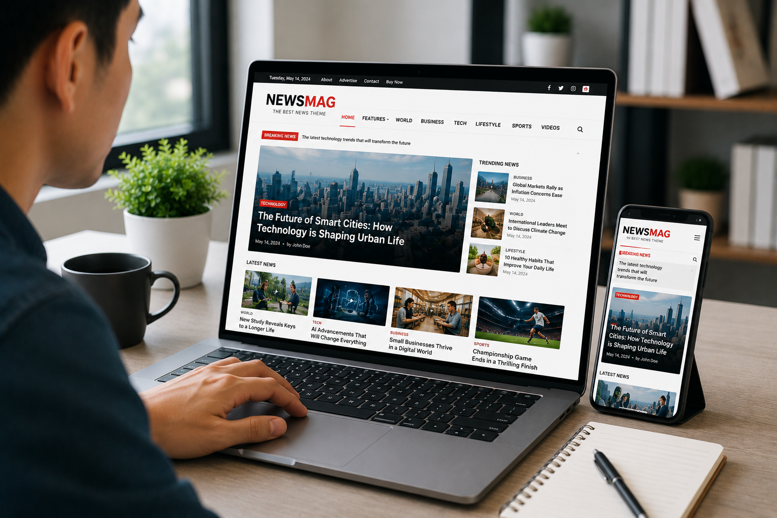 Website Themes for News Media