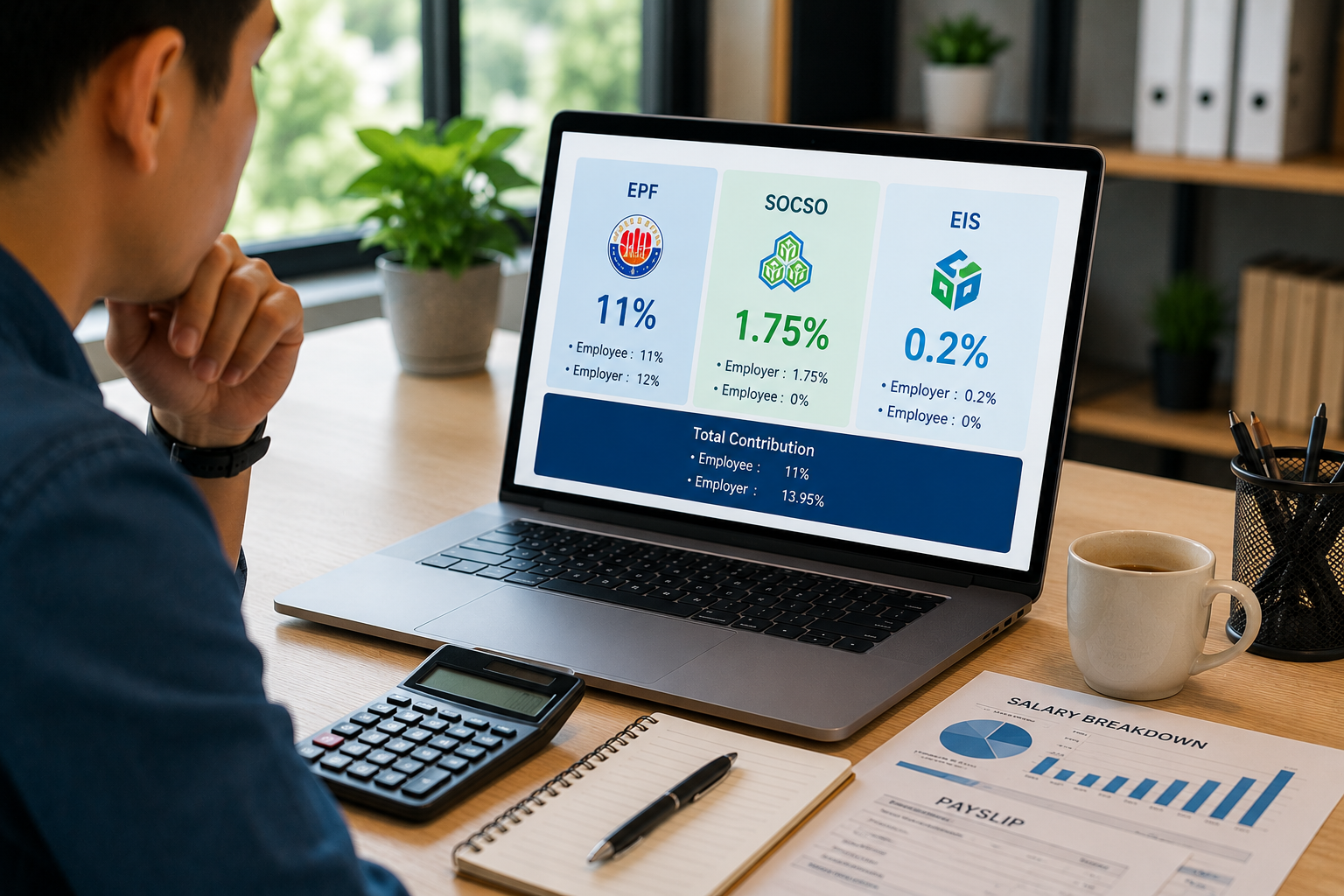 What Percentage of Salary Goes to EPF, SOCSO, and EIS