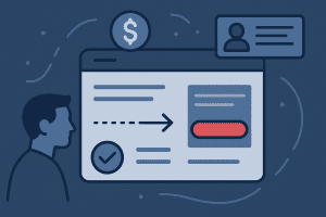 Sales landing page