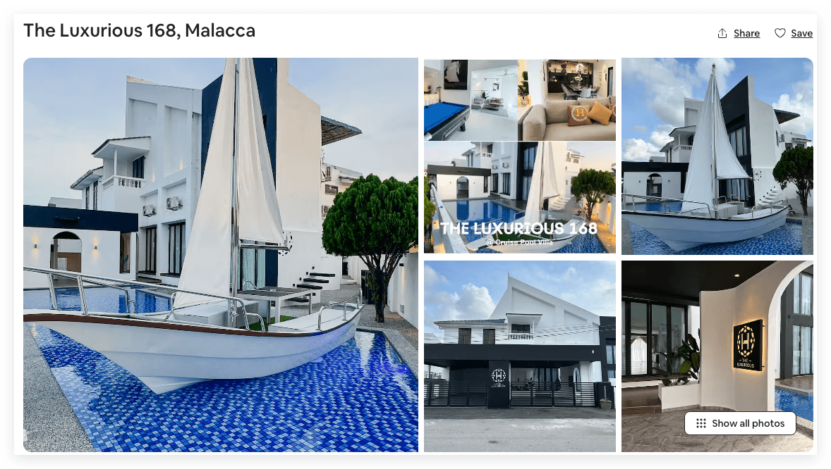 Luxurious Homestay Website Designer