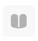 Pause button inside a light gray rounded square background.