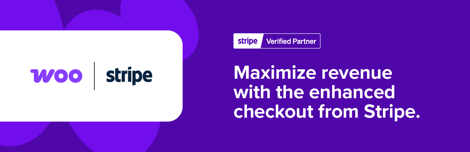 image - Local Branding, Web Design & Digital Marketing Agency Woo and Stripe logos on a purple hero banner with a bold headline about enhanced Stripe checkout