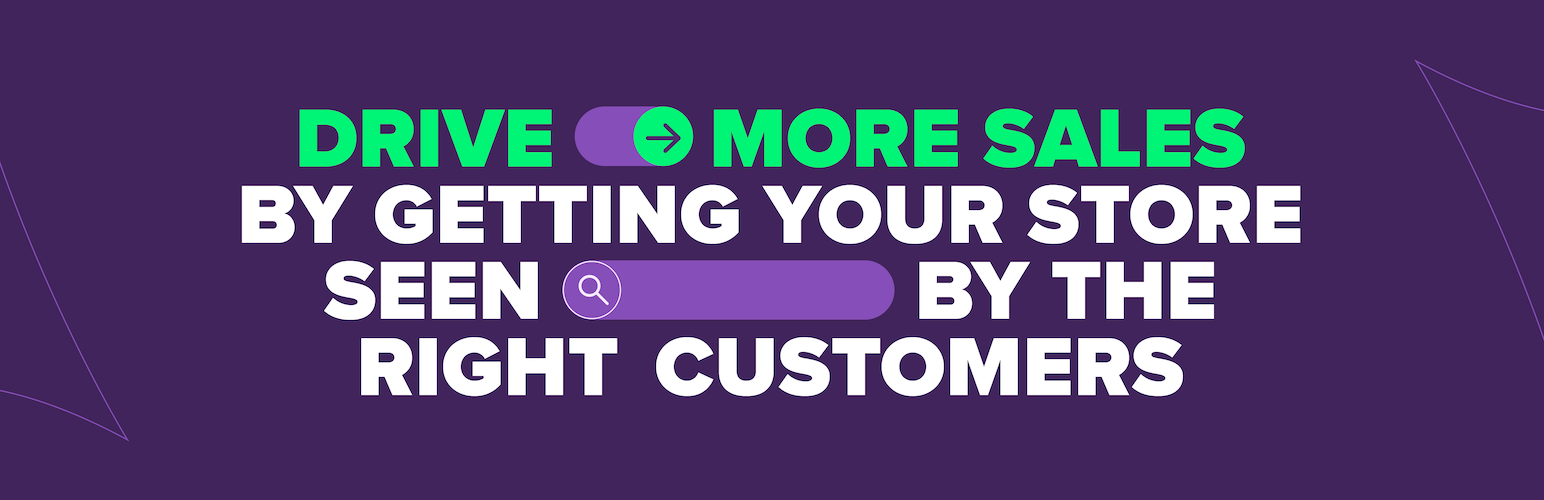 image - Local Branding, Web Design & Digital Marketing Agency Bold purple banner with white and green lettering that reads: 'Drive more sales by getting your store seen by the right customers'.